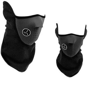 2x Mascara Braga Facial de Neopreno Proteccion Montaña Marcha Nórdica