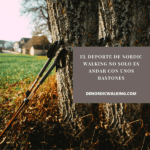 Marcha nórdica, andar con bastones