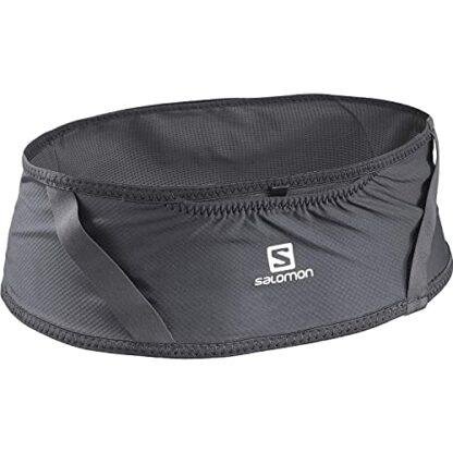 Salomon Pulse Cinturón de Trail Running Unisex, Perfecto para Correr, Trekking y Viaje (Deporte y Tiempo Libre), Gris Ébano, Large
