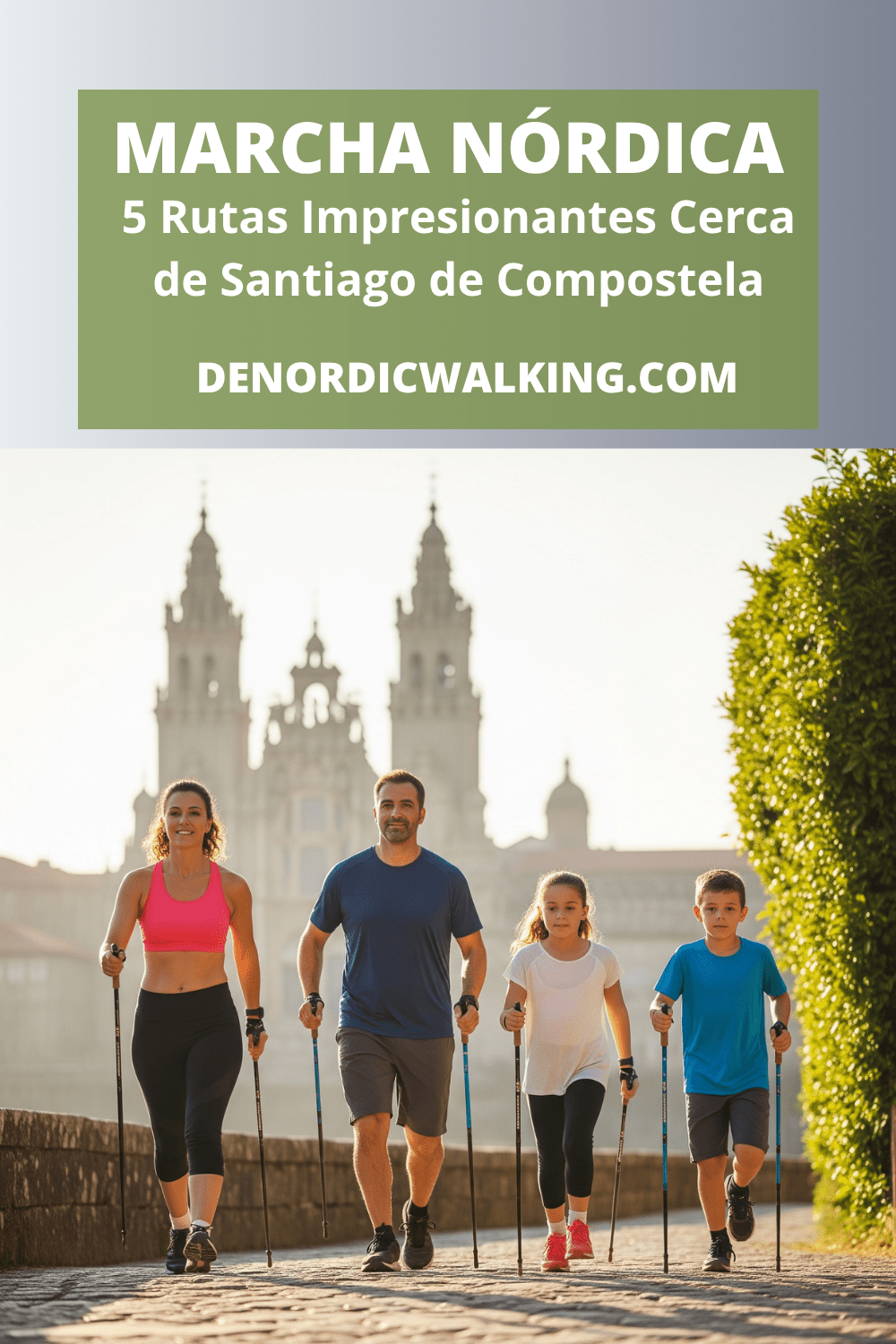 cinco rutas de nordic waliking en Galicia